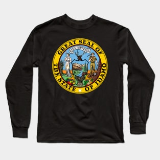 Idaho Coat of Arms Long Sleeve T-Shirt